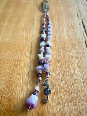 Boho Hair Beads-Handmade Hair Jewelry-Natural Materials-Surf Girlie Series-SG3